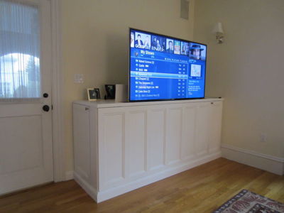 Ideas for Built in or Hidden TV Lfit Cabinets